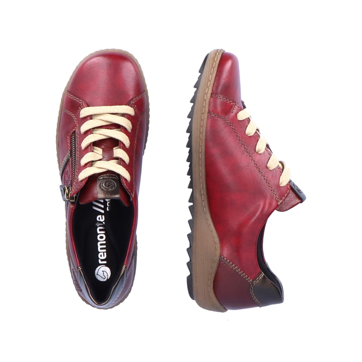 Remonte Artikelnummer R1426-35 remonte Damen Schnürschuhe himbeerrot Saisonale Angebote