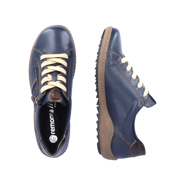 Remonte Artikelnummer R1426-15 remonte Damen Schnürschuhe schieferblau Kauf eins, bekomm eins gratis