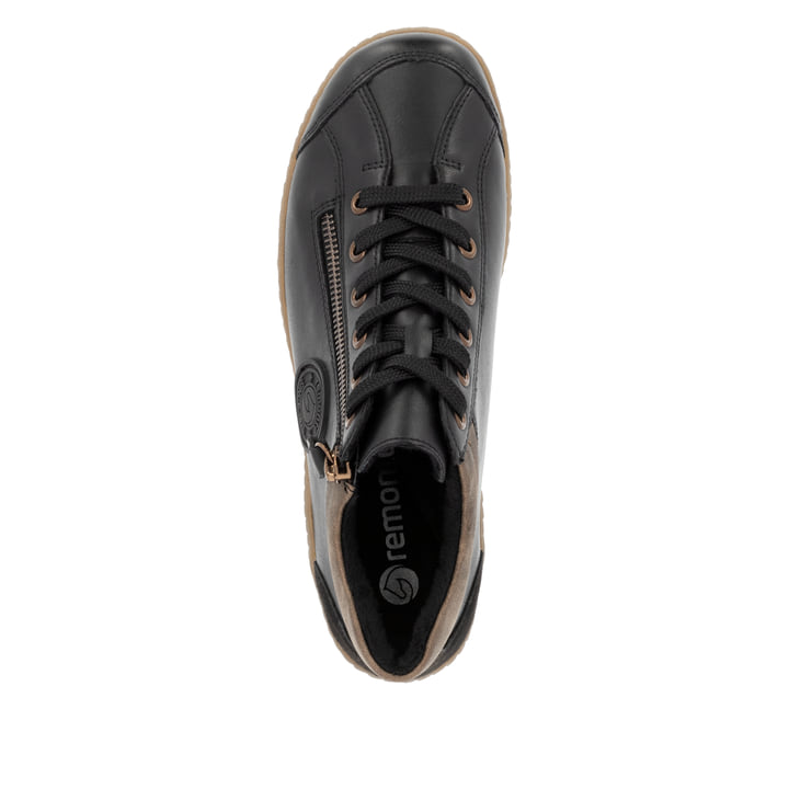 Remonte Artikelnummer R1477-03 remonte Damen Schnürschuhe stahlschwarz Sonderangebote
