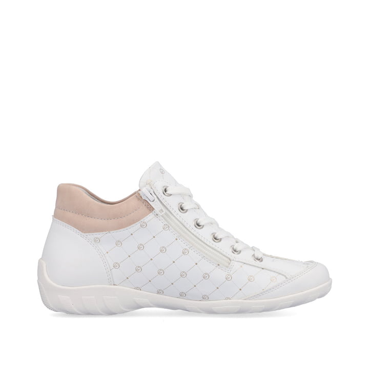 Remonte Artikelnummer R3496-80 remonte Damen Schnürschuhe reinweiß-altrosa Wochenangebot