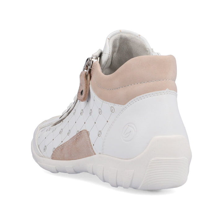 Remonte Artikelnummer R3496-80 remonte Damen Schnürschuhe reinweiß-altrosa Wochenangebot