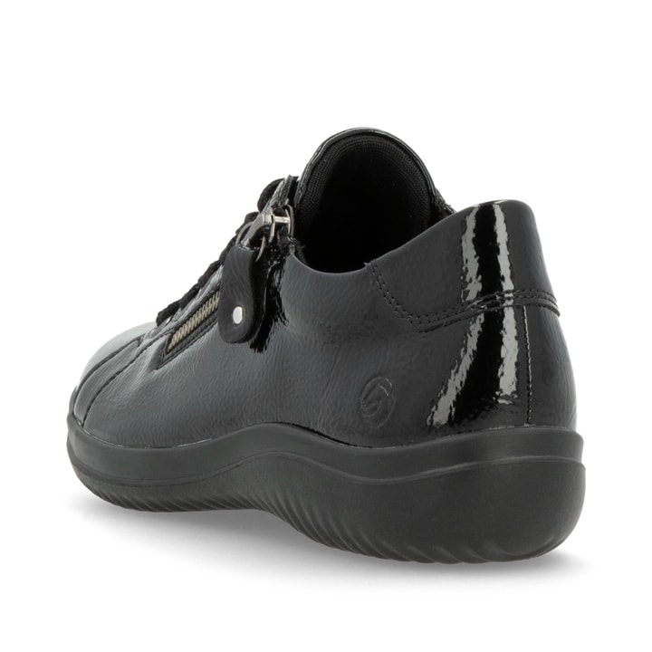 Remonte Artikelnummer D1E03-01 remonte Damen Schnürschuhe glanzschwarz Letzter Tag