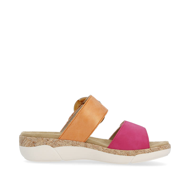 Remonte Artikelnummer R6858-38 remonte Damen Pantoletten apricot-magenta Nur für heute