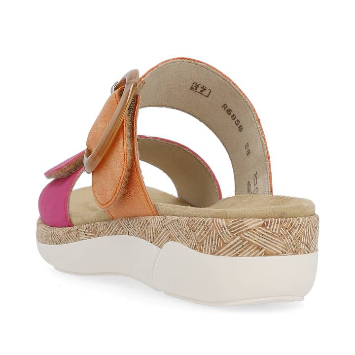 Remonte Artikelnummer R6858-38 remonte Damen Pantoletten apricot-magenta Nur für heute