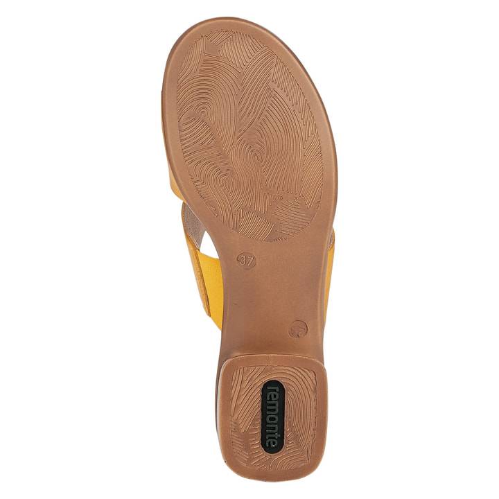 Remonte Artikelnummer R8759-68 remonte Damen Pantoletten zironengelb Sonderangebot der Fabrik