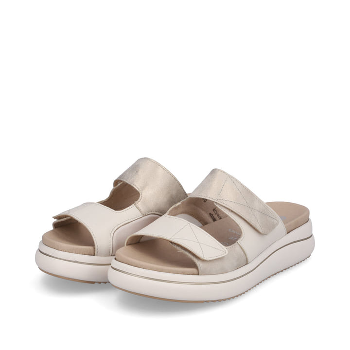 Remonte Artikelnummer D0L53-60 remonte Damen Pantoletten beige-metallic Kostenloser Versand international