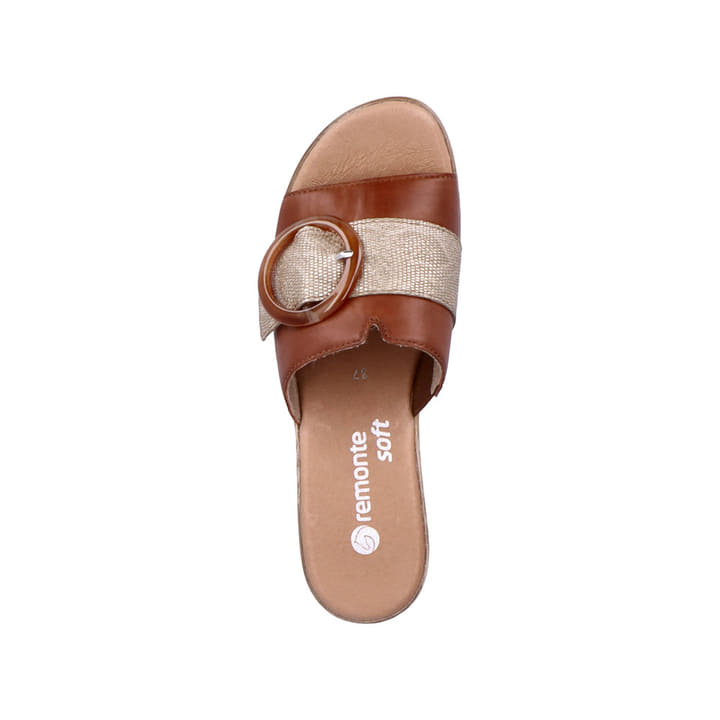 Remonte Artikelnummer D0N53-24 remonte Damen Pantoletten karamellbraun Outlet