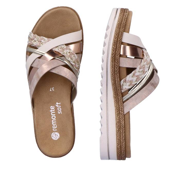 Remonte Artikelnummer D0Q50-31 remonte Damen Pantoletten puderrosa-metallic Verkauf