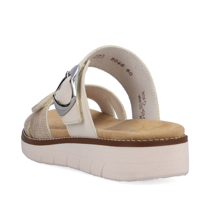 Remonte Artikelnummer D2048-60 remonte Damen Pantoletten beige-metallic Angebote