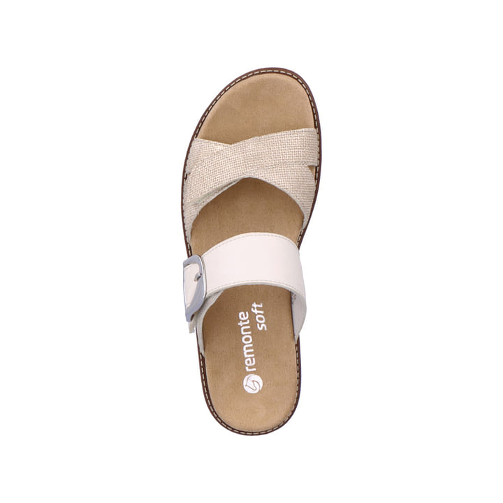 Remonte Artikelnummer D2048-60 remonte Damen Pantoletten beige-metallic Angebote
