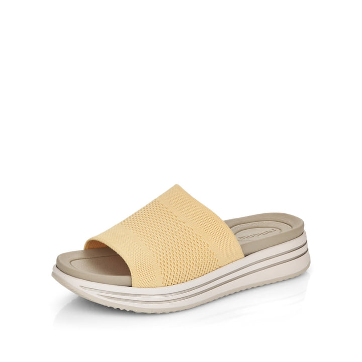 Remonte Artikelnummer R2961-68 remonte Damen Pantoletten pastellgelb Fabrik Onlineshop