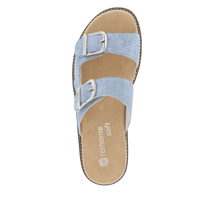 Remonte Artikelnummer D2070-14 remonte Damen Pantoletten meeresblau Sonderangebot