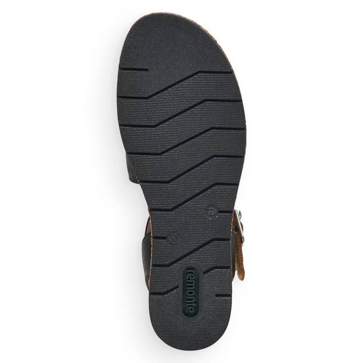 Remonte Artikelnummer D3052-01 remonte Damen Keilsandaletten asphaltschwarz Flash Sale