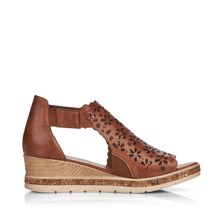 Remonte Artikelnummer D3056-24 remonte Damen Keilsandaletten nussbraun Online Shopping
