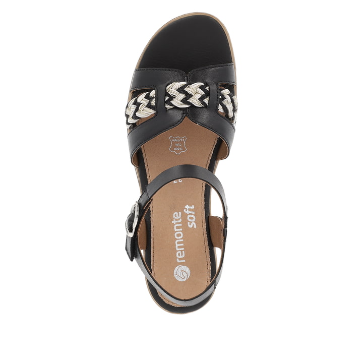 Remonte Artikelnummer D6461-02 remonte Damen Keilsandaletten nachtschwarz Cyber Monday
