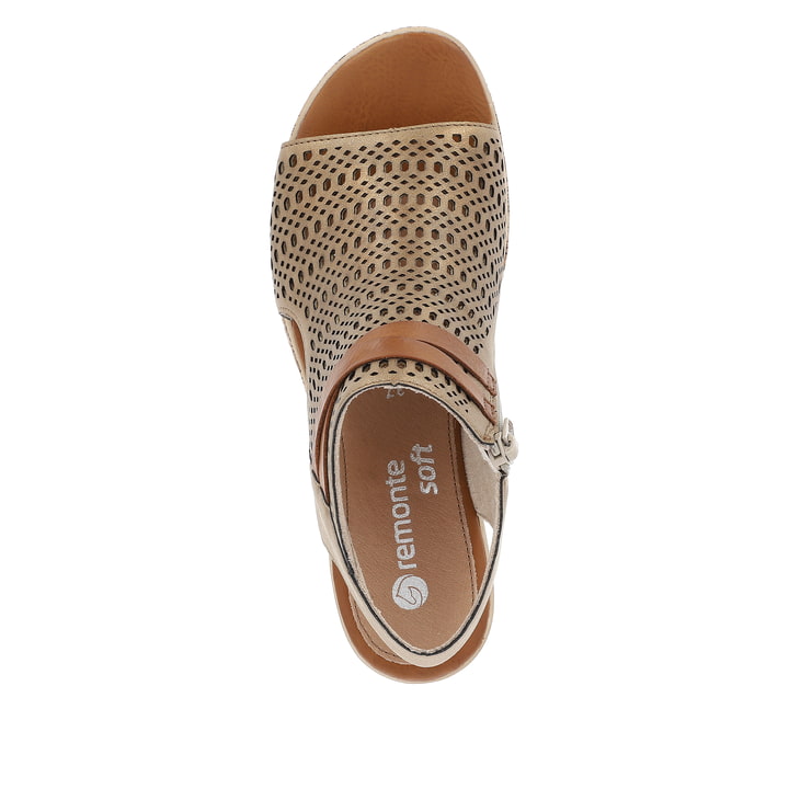 Remonte Artikelnummer D3075-90 remonte Damen Keilsandaletten bronze Top Angebot