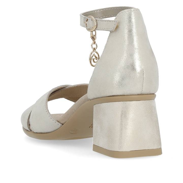 Remonte Artikelnummer D1K50-90 remonte Damen Riemchensandaletten gold-metallic Blitzangebot