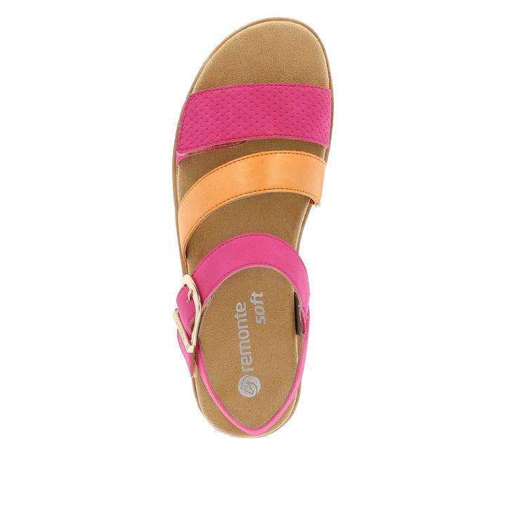 Remonte Artikelnummer D0Q55-31 remonte Damen Riemchensandalen magenta-rostorange Neueste Stile