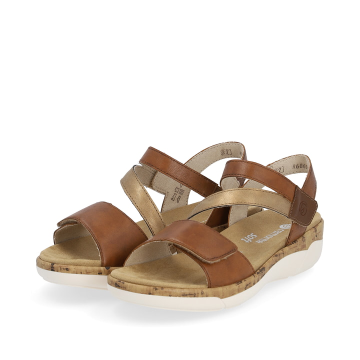 Remonte Artikelnummer R6860-24 remonte Damen Riemchensandalen nussbraun Letzte 2 Tage