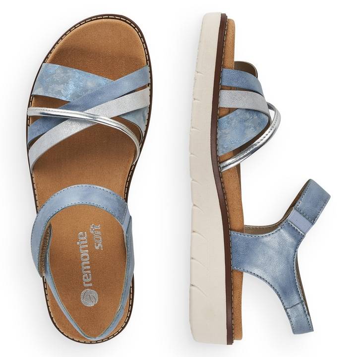 Remonte Artikelnummer D2058-12 remonte Damen Riemchensandalen himmelblau Letzter Tag