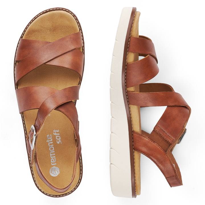 Remonte Artikelnummer D2060-24 remonte Damen Riemchensandalen schokobraun Bis zu 60% Rabatt