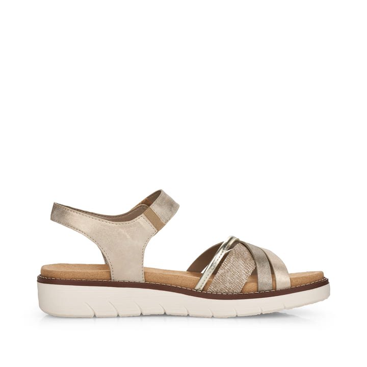 Remonte Artikelnummer D2058-90 remonte Damen Riemchensandalen hellbeige-metallic Bis zu 65% Rabatt