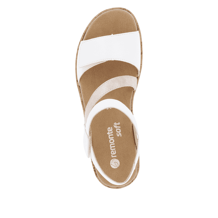 Remonte Artikelnummer R6860-80 remonte Damen Riemchensandalen sternenweiß-metallicrosé Discount Store für neue Produkte
