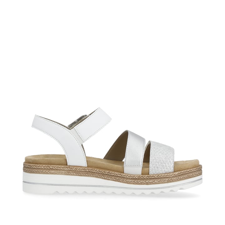 Remonte Artikelnummer D0Q55-90 remonte Damen Riemchensandalen silber-perlweiß Nur noch ein Tag übrig