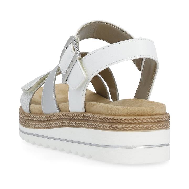 Remonte Artikelnummer D0Q55-90 remonte Damen Riemchensandalen silber-perlweiß Nur noch ein Tag übrig