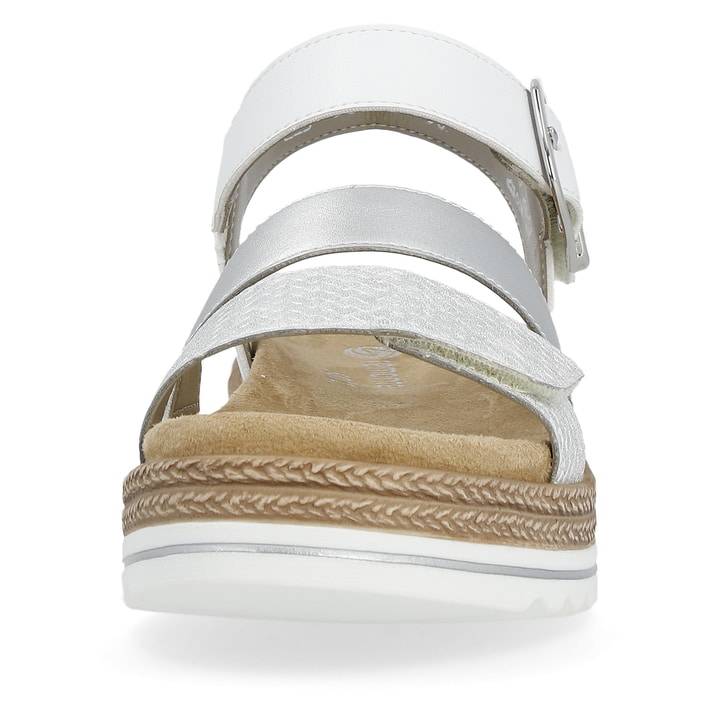 Remonte Artikelnummer D0Q55-90 remonte Damen Riemchensandalen silber-perlweiß Nur noch ein Tag übrig