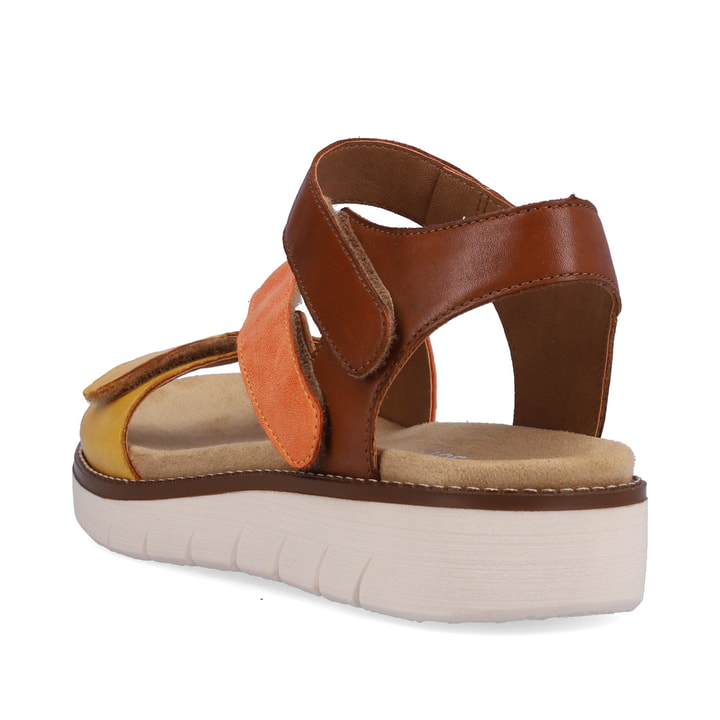 Remonte Artikelnummer D2050-25 remonte Damen Riemchensandalen braun-orange-gelb Super Rabatt