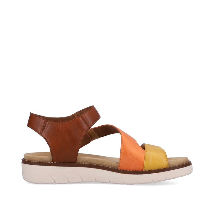 Remonte Artikelnummer D2050-25 remonte Damen Riemchensandalen braun-orange-gelb Super Rabatt