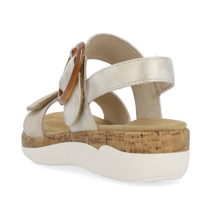 Remonte Artikelnummer R6853-61 remonte Damen Riemchensandalen lehmbeige-altweiß Riesige Rabatte