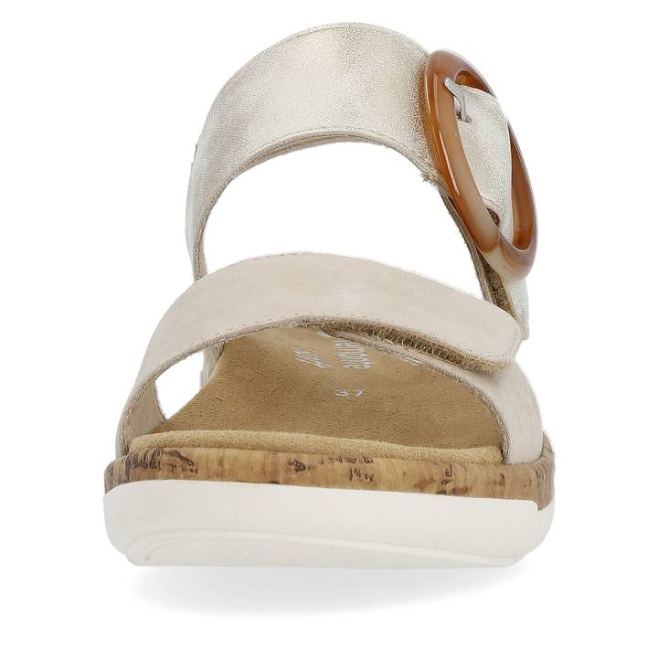 Remonte Artikelnummer R6853-61 remonte Damen Riemchensandalen lehmbeige-altweiß Riesige Rabatte