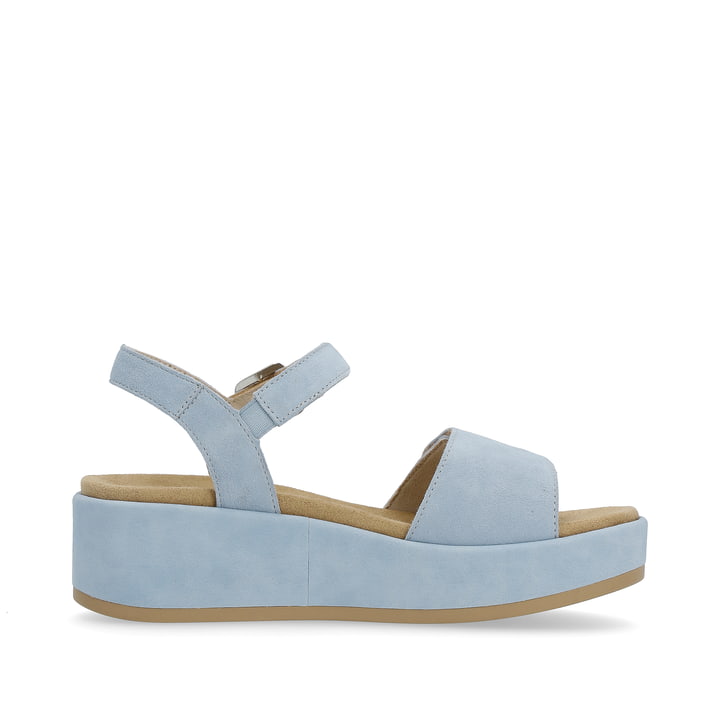 Remonte Artikelnummer D1N50-10 remonte Damen Riemchensandalen eisblau Fabrikladen