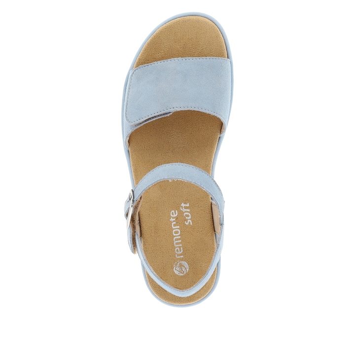 Remonte Artikelnummer D1N50-10 remonte Damen Riemchensandalen eisblau Fabrikladen