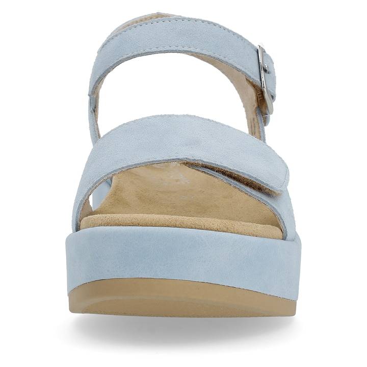 Remonte Artikelnummer D1N50-10 remonte Damen Riemchensandalen eisblau Fabrikladen