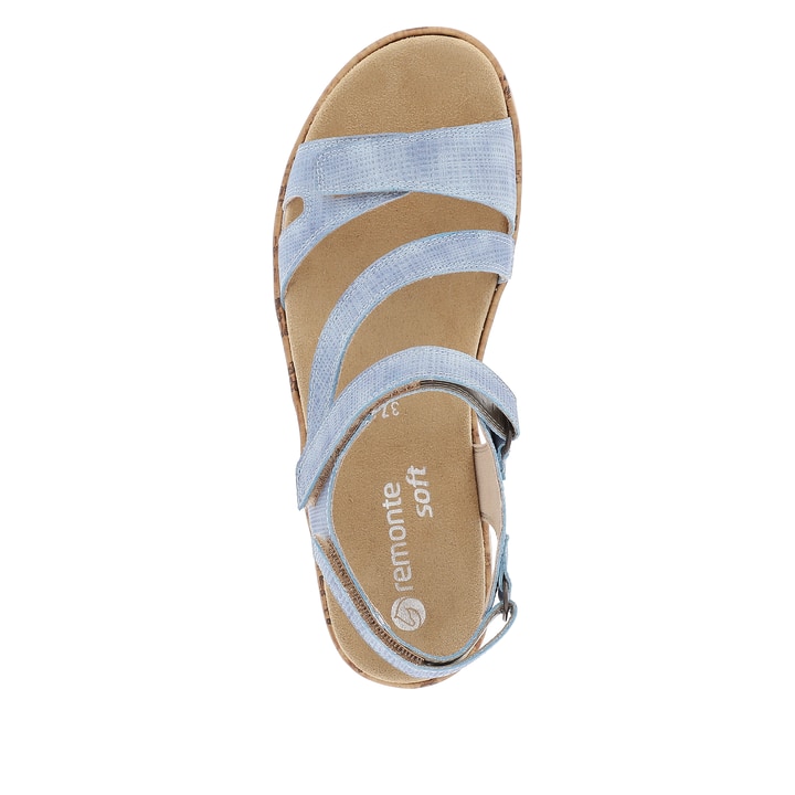 Remonte Artikelnummer R6850-15 remonte Damen Riemchensandalen eisblau Begrenzt auf 3 Tage
