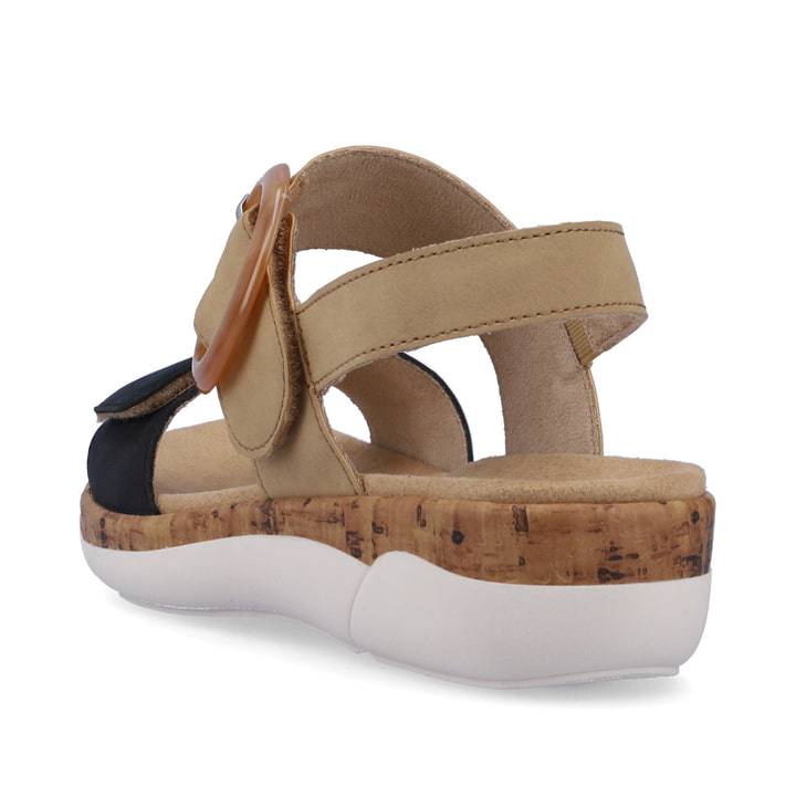 Remonte Artikelnummer R6853-60 remonte Damen Riemchensandalen sandbeige-stahlblau Speichern exportieren