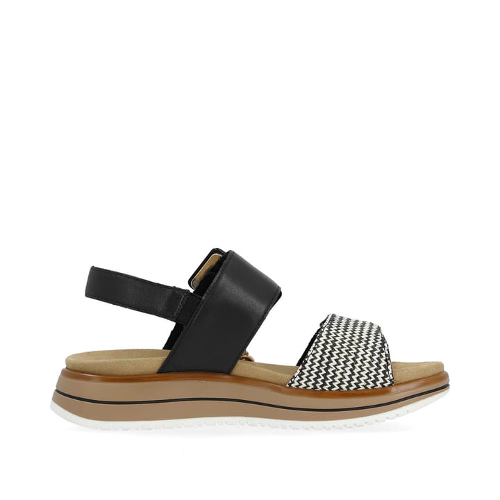 Remonte Artikelnummer D1J53-02 remonte Damen Riemchensandalen tiefschwarz-gestreift Black Friday Preise