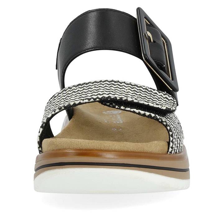 Remonte Artikelnummer D1J53-02 remonte Damen Riemchensandalen tiefschwarz-gestreift Black Friday Preise