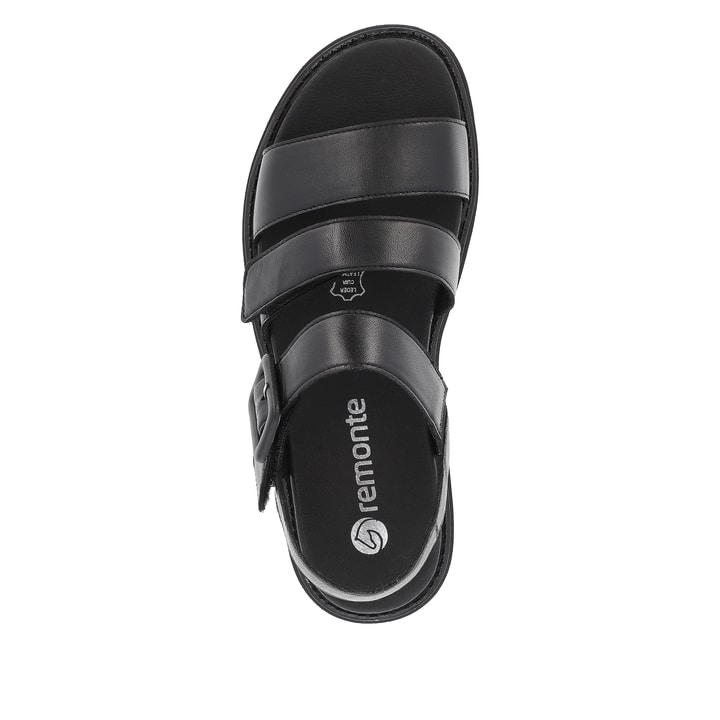 Remonte Artikelnummer D7957-00 remonte Damen Riemchensandalen graphitschwarz Im Verkauf