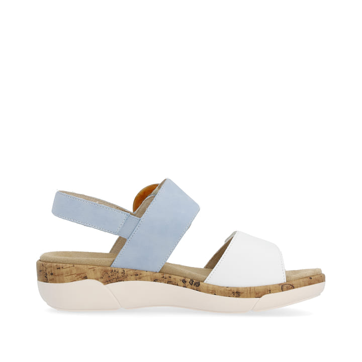 Remonte Artikelnummer R6853-10 remonte Damen Riemchensandalen babyblau-kristallweiß Rabatte dieses Monats