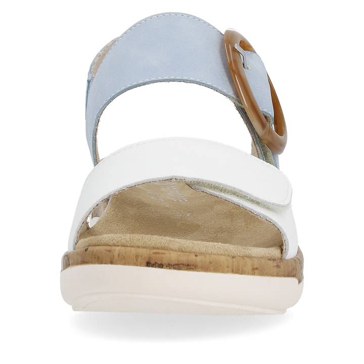 Remonte Artikelnummer R6853-10 remonte Damen Riemchensandalen babyblau-kristallweiß Rabatte dieses Monats