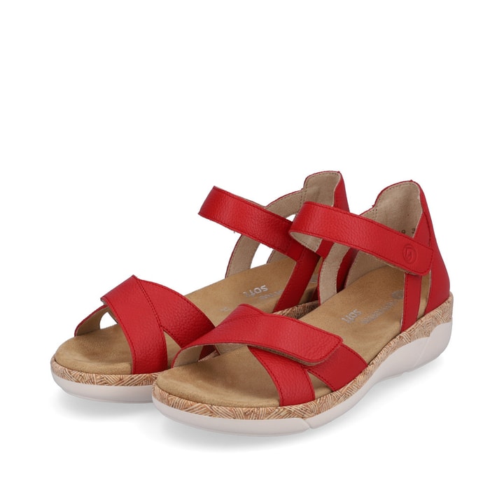 Remonte Artikelnummer R6859-33 remonte Damen Riemchensandalen rubinrot Angebote