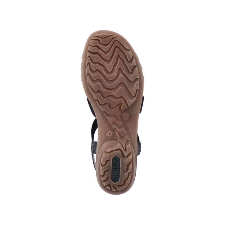 Remonte Artikelnummer R3654-01 remonte Damen Riemchensandalen asphaltschwarz im Angebot