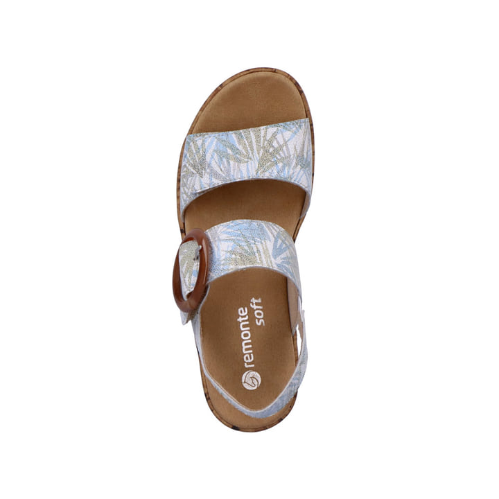 Remonte Artikelnummer R6853-92 remonte Damen Riemchensandalen cremeweiß-eisblau Meist gekauft