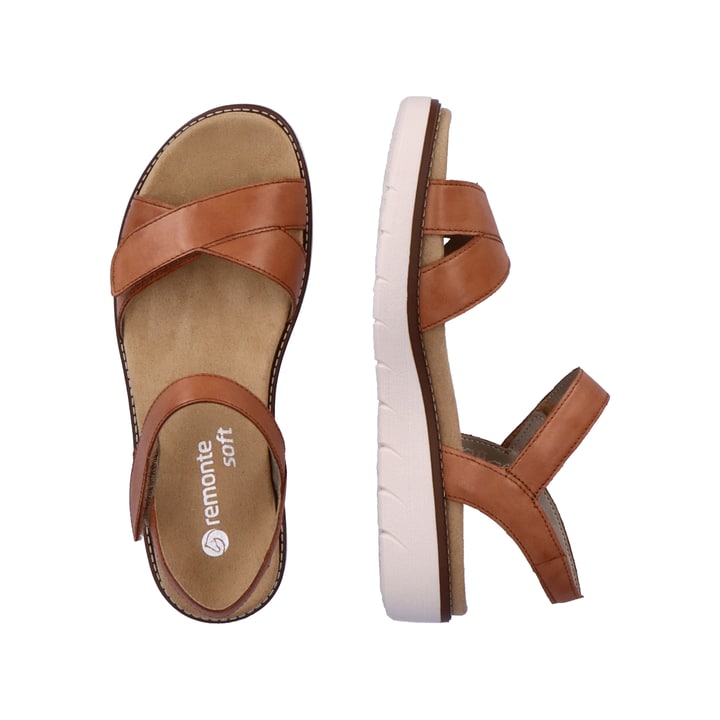 Remonte Artikelnummer D2049-22 remonte Damen Riemchensandalen karamellbraun Blitzverkäufe