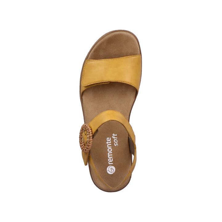 Remonte Artikelnummer D0Q52-68 remonte Damen Riemchensandalen honiggelb Fabrik Onlineshop