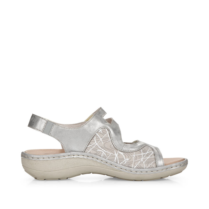 Remonte Artikelnummer D7647-40 remonte Damen Riemchensandalen silber-grau Fabrikpreis